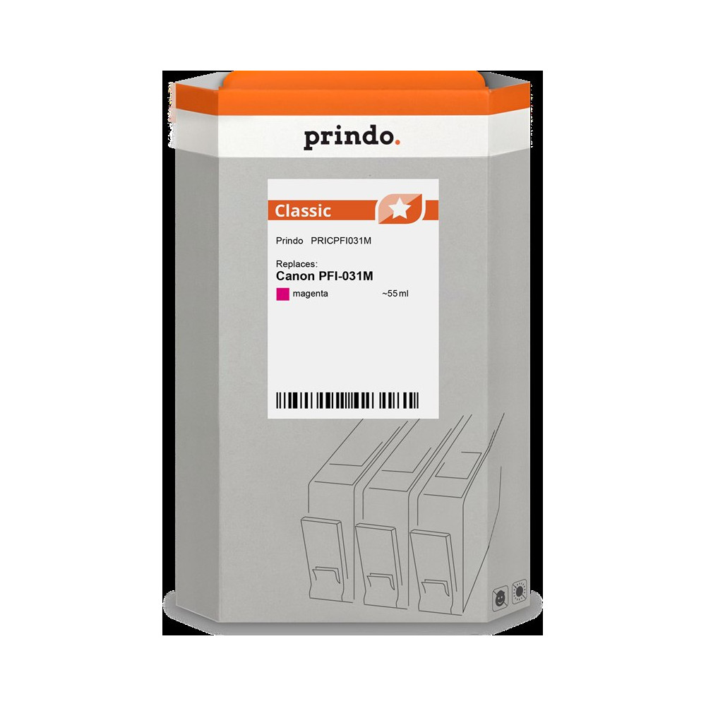 compatibile con Canon PFI-031M magenta (6265C001)  Prindo Classic magenta Cartuccia d'inchiostro