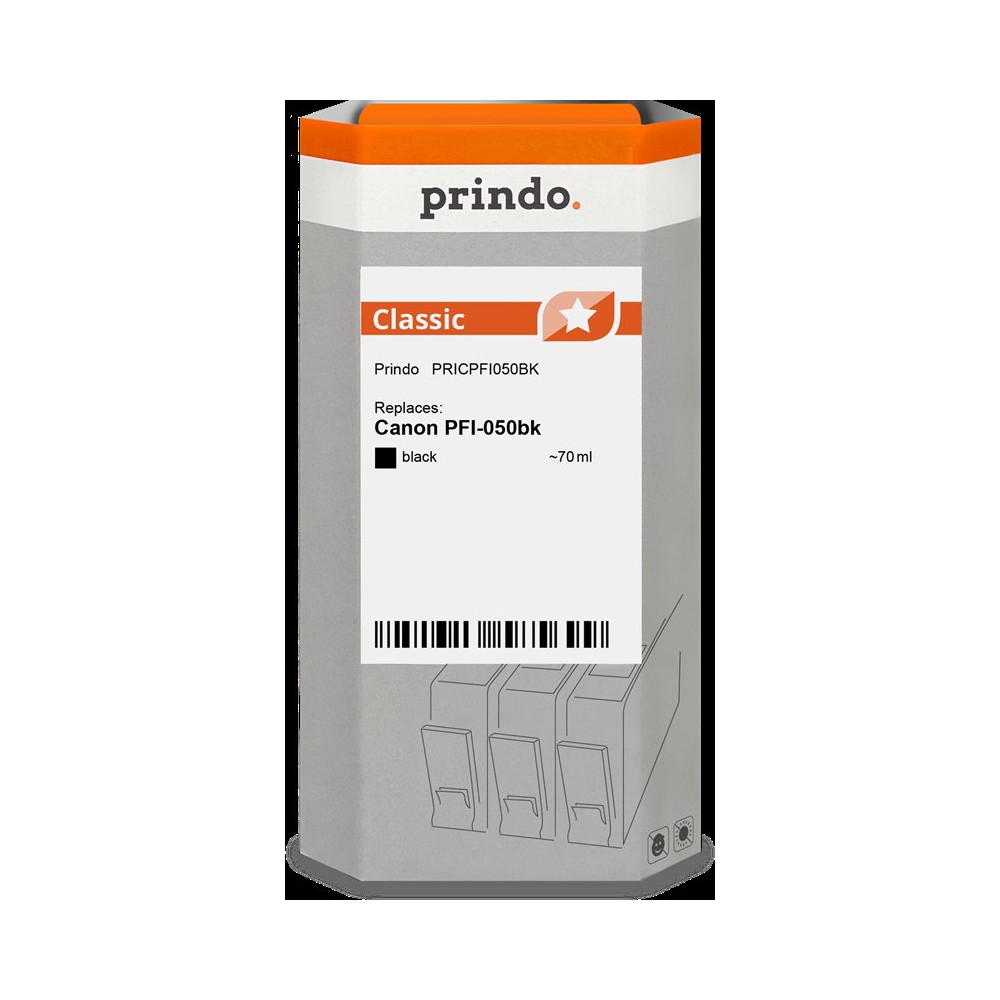 compatibile con Canon PFI-050bk nero (5698C001)  Prindo Classic nero Cartuccia d'inchiostro