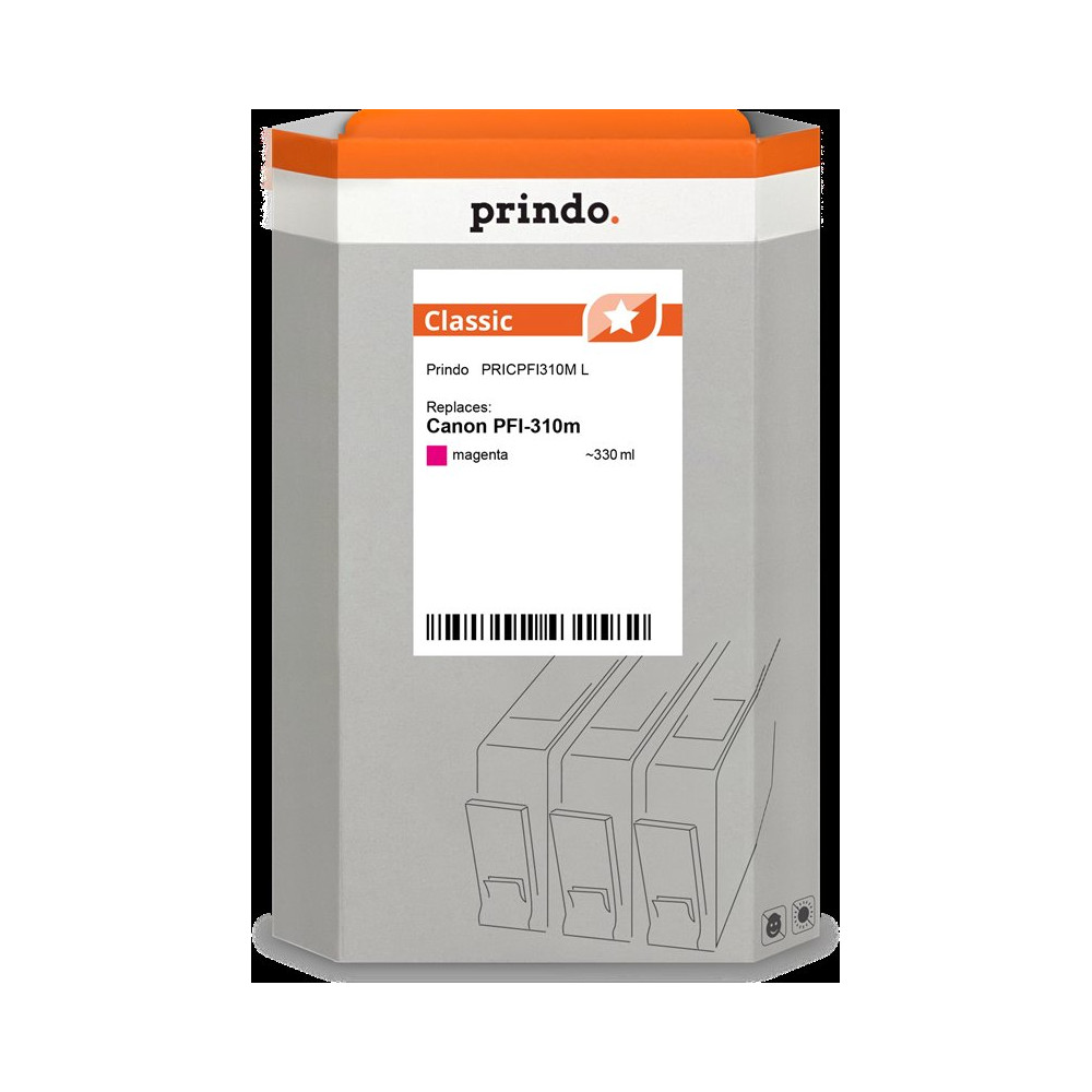 compatibile con Canon PFI-310m magenta (2361C001)  Prindo Classic L magenta Cartuccia d'inchiostro
