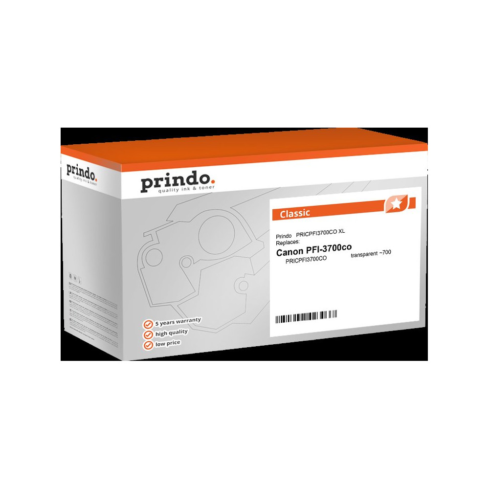 Prindo Classic XL Trasparente Cartuccia d'inchiostro
