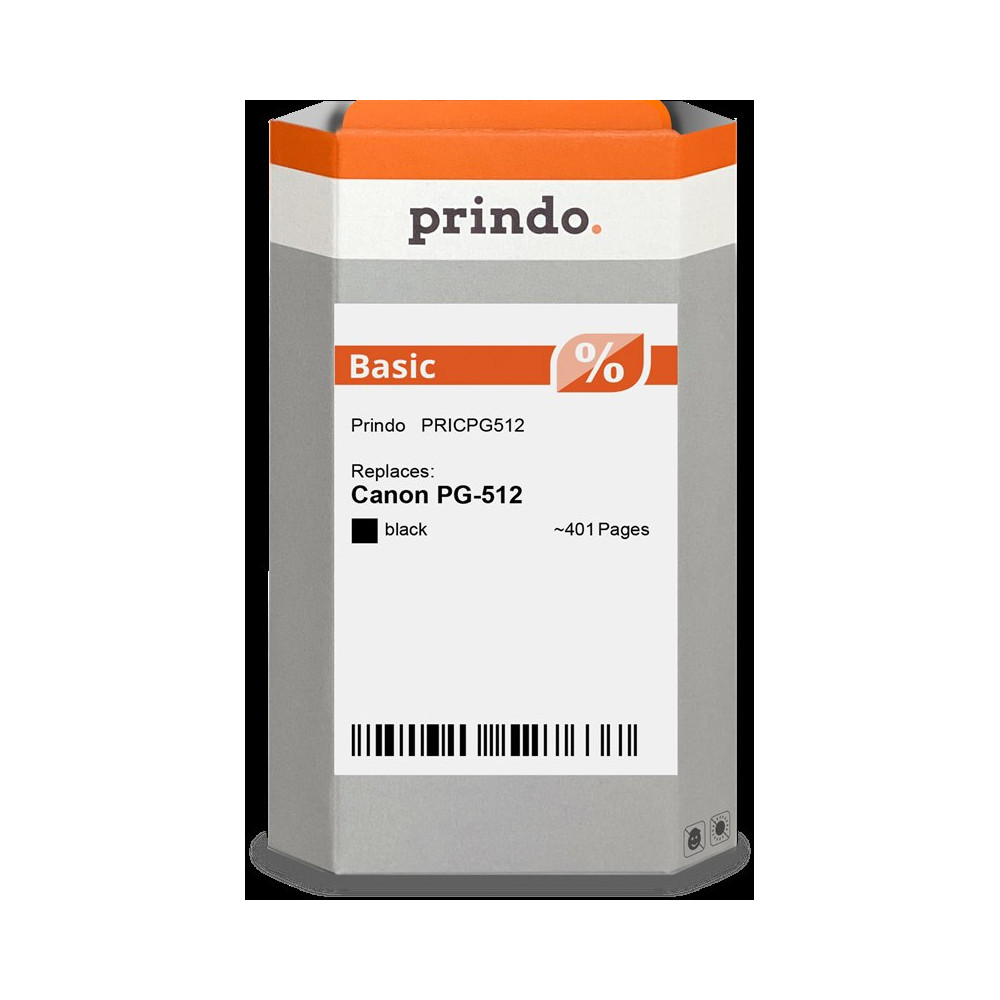 compatibile con Canon PG-512 nero (2969B001)  Prindo Basic XL nero Cartuccia d'inchiostro