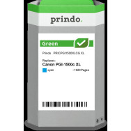 compatibile con Canon PGI-1500c XL ciano (9193B001)  Prindo Green XL ciano Cartuccia d'inchiostro