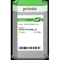 compatibile con Canon PGI-2500y XL giallo (9267B001)  Prindo Green XL giallo Cartuccia d'inchiostro