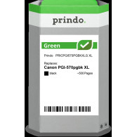 compatibile con Canon PGI-570pgbk XL nero (0318C001)  Prindo Green XL nero Cartuccia d'inchiostro
