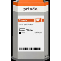compatibile con Canon PGI-5bk nero (0628B001)  Prindo Classic nero Cartuccia d'inchiostro