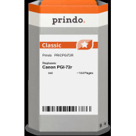 compatibile con Canon PGI-72r Rosso (6410B001)  Prindo Classic Rosso Cartuccia d'inchiostro