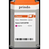 compatibile con Epson SJIC22P-M magenta  Prindo Classic magenta Cartuccia d'inchiostro