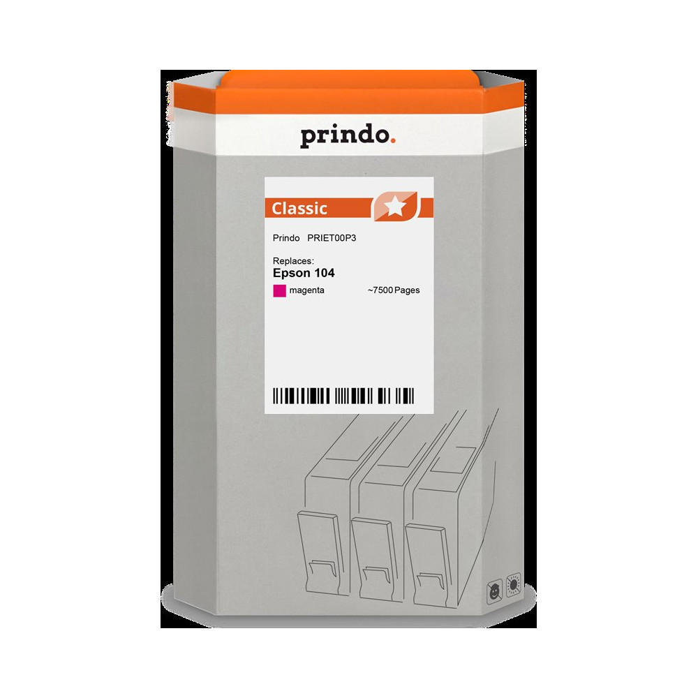 compatibile con Epson 104 magenta  Prindo Classic magenta Cartuccia d'inchiostro