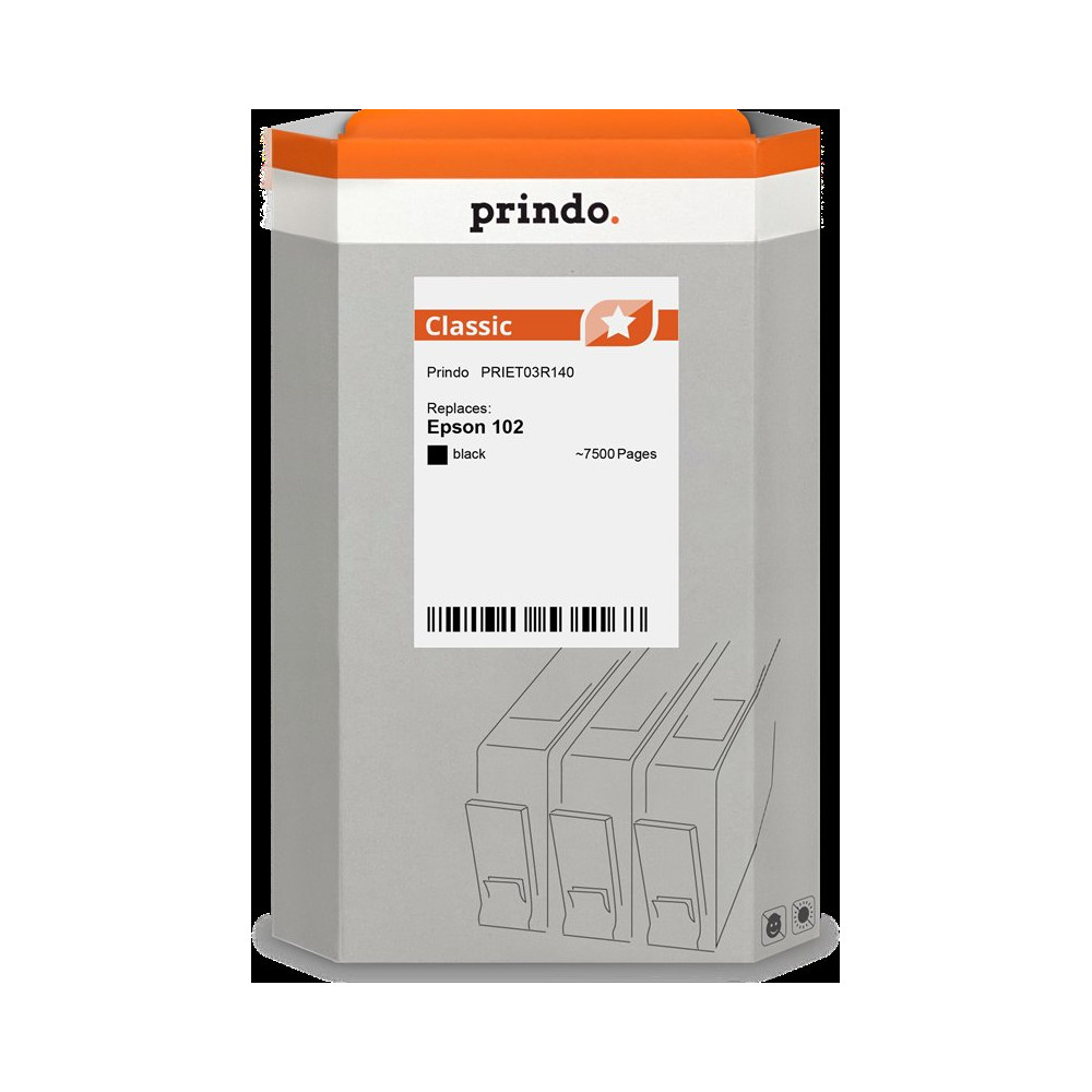 compatibile con Epson 102 nero  Prindo Classic nero Cartuccia d'inchiostro