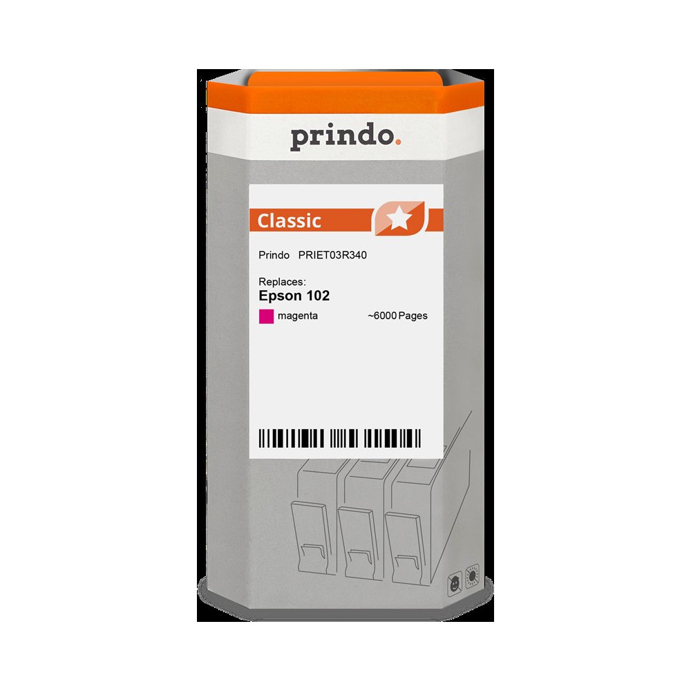 compatibile con Epson 102 magenta  Prindo Classic magenta Cartuccia d'inchiostro
