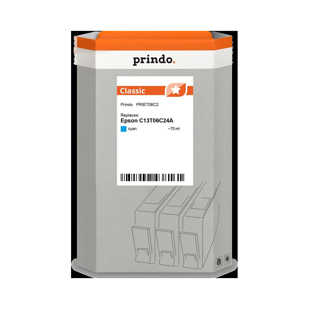 compatibile con Epson 112 ciano  Prindo Classic ciano Cartuccia d'inchiostro