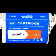 compatibile con Epson T0712 ciano  Prindo Classic ciano Cartuccia d'inchiostro