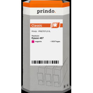 compatibile con Epson 407 magenta  Prindo Classic XL magenta Cartuccia d'inchiostro