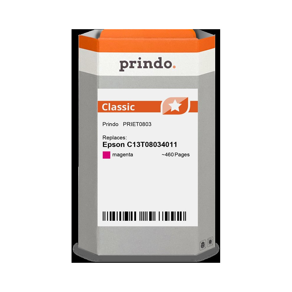 compatibile con Epson T0803 magenta  Prindo Classic magenta Cartuccia d'inchiostro