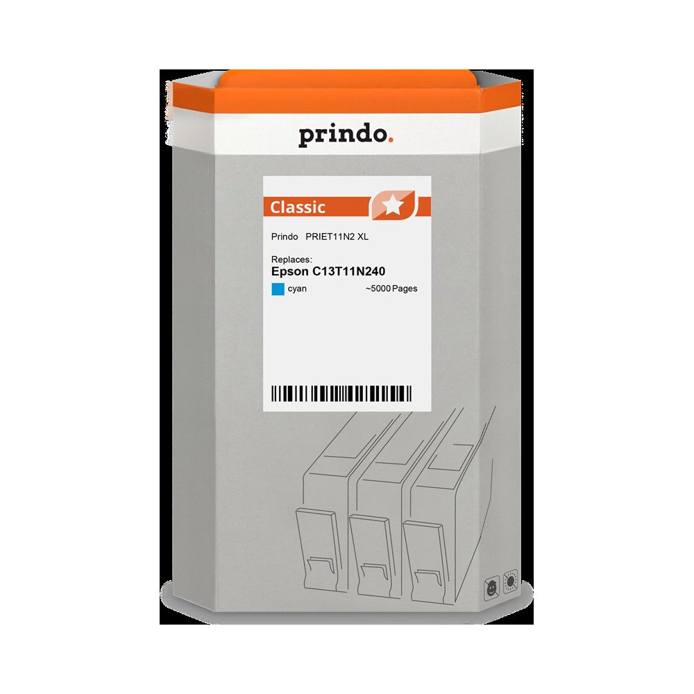 compatibile con Epson T11N2 ciano  Prindo Classic XL ciano Cartuccia d'inchiostro