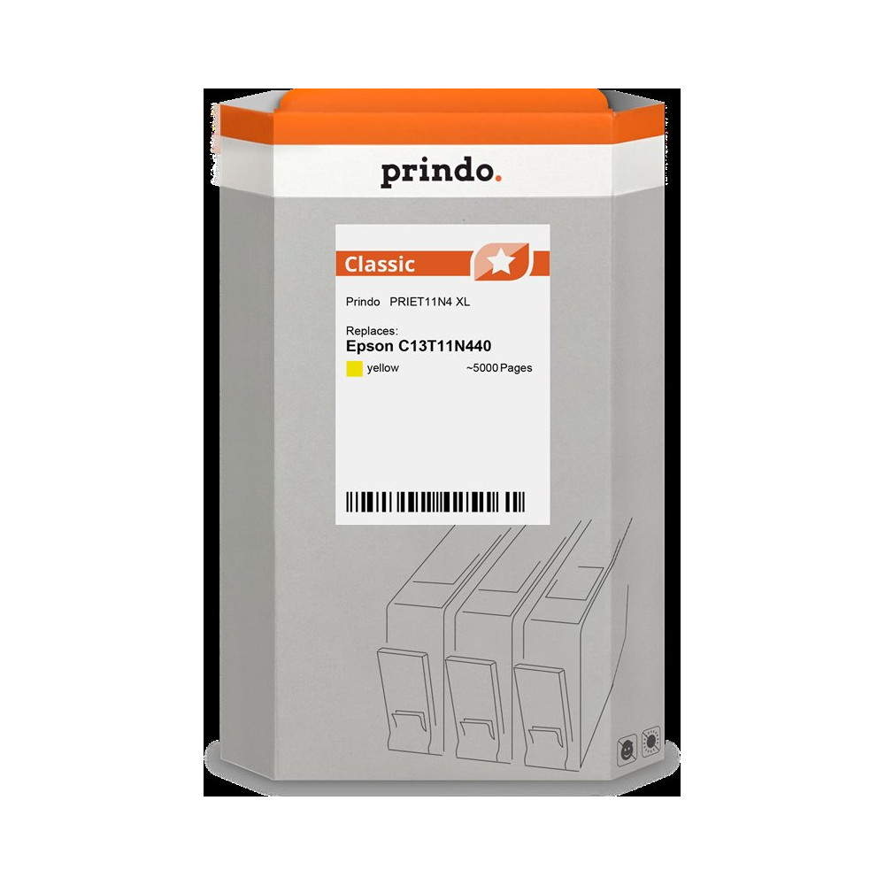 compatibile con Epson T11N4 giallo  Prindo Classic XL giallo Cartuccia d'inchiostro