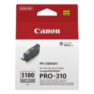 Canon PFI-5100 GY cartuccia d'inchiostro 1 pz Originale Grigio