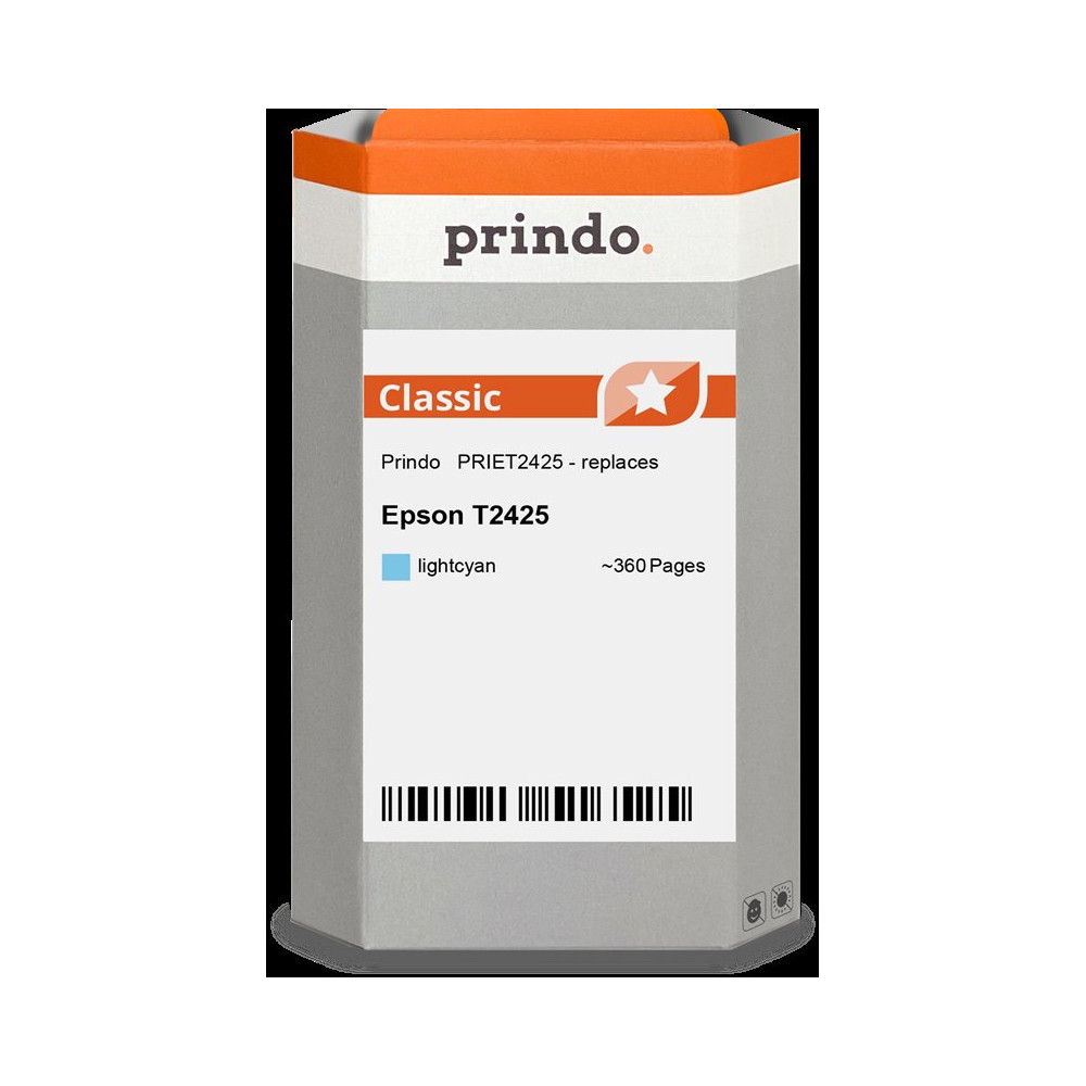 compatibile con Epson 24 ciano (chiaro)  Prindo Classic ciano (chiaro) Cartuccia d'inchiostro