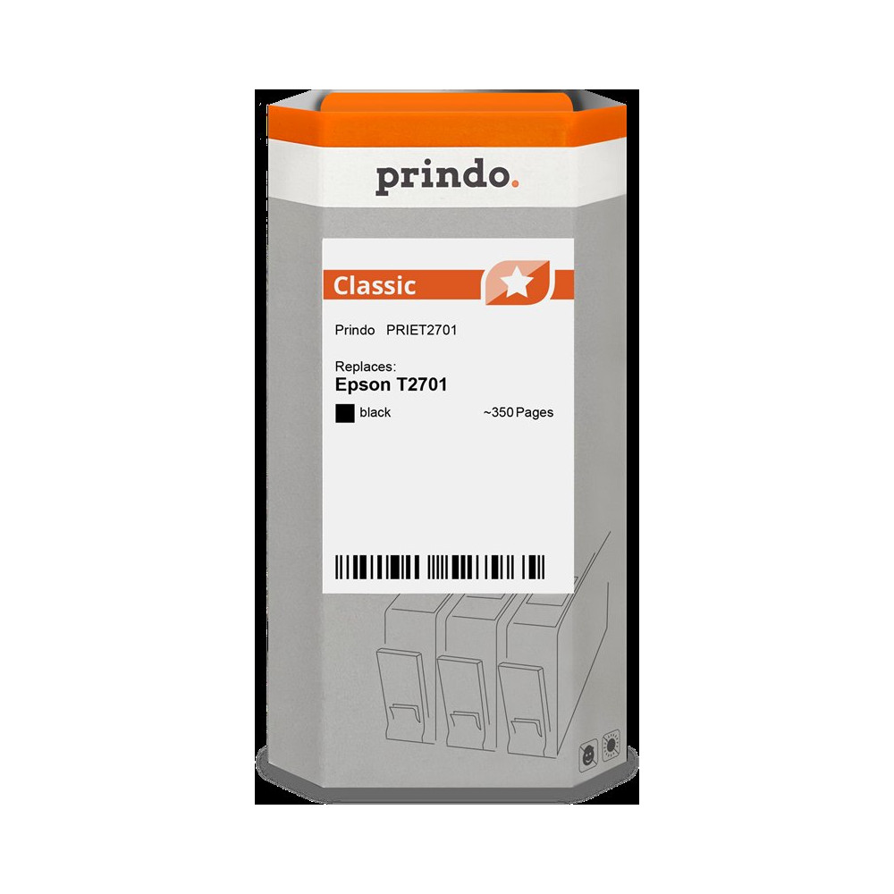 compatibile con Epson 27 nero  Prindo Classic nero Cartuccia d'inchiostro