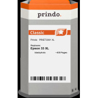 compatibile con Epson 33 XL Nero (Foto)  Prindo Classic XL Nero (Foto) Cartuccia d'inchiostro