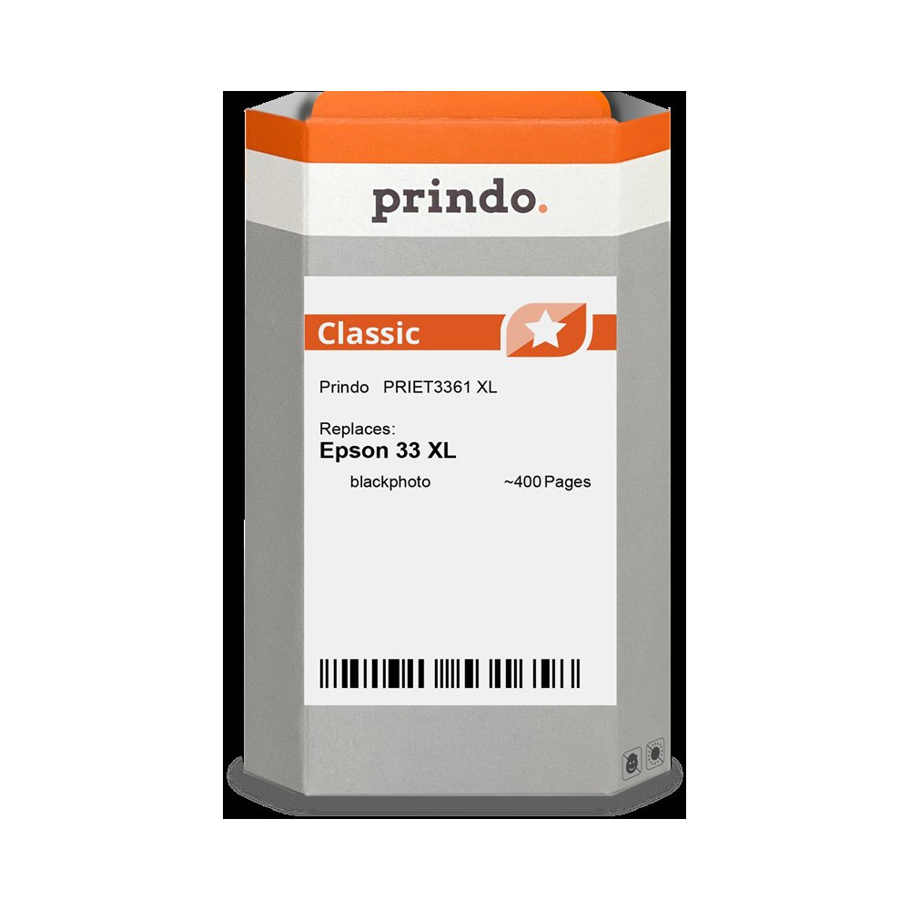 compatibile con Epson 33 XL Nero (Foto)  Prindo Classic XL Nero (Foto) Cartuccia d'inchiostro