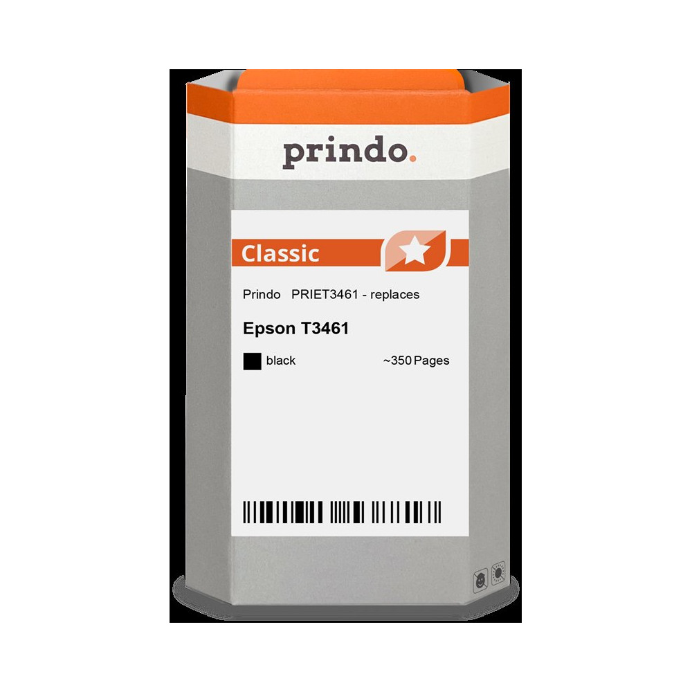 compatibile con Epson 34 nero  Prindo Classic nero Cartuccia d'inchiostro
