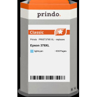 compatibile con Epson 378XL ciano (chiaro)  Prindo Classic XL ciano (chiaro) Cartuccia d'inchiostro