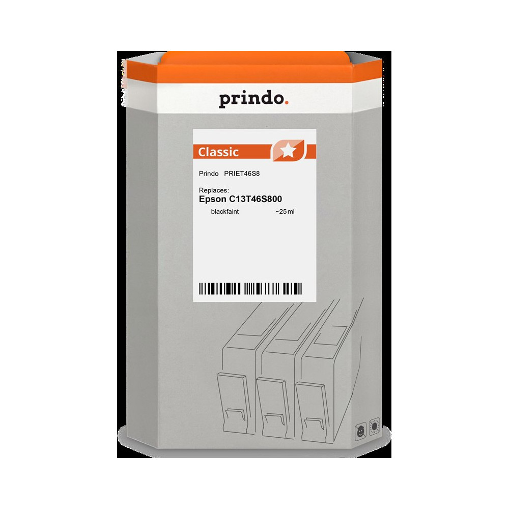 compatibile con Epson T46S8 Nero (opaco)  Prindo Classic Nero (opaco) Cartuccia d'inchiostro