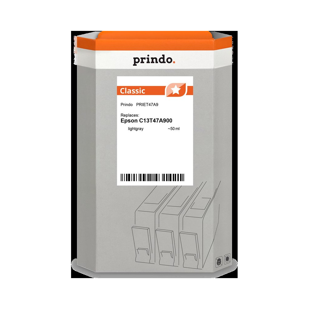 compatibile con Epson T47A9 grigio (chiaro)  Prindo Classic grigio (chiaro) Cartuccia d'inchiostro