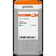 compatibile con Epson 664 ciano  Prindo Classic ciano Cartuccia d'inchiostro