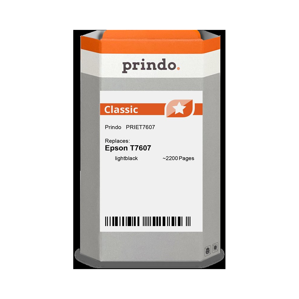 compatibile con Epson T7607 lightblack  Prindo Classic lightblack Cartuccia d'inchiostro