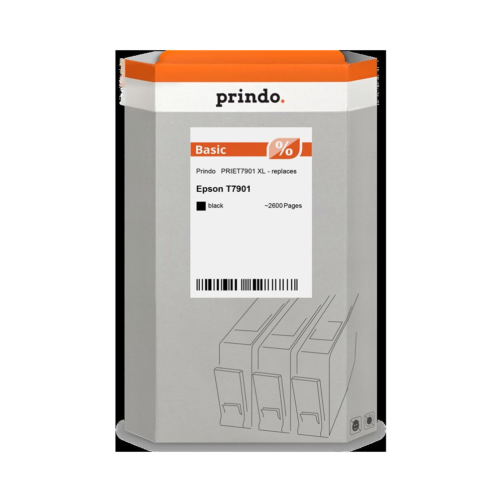 compatibile con Epson 79 XL nero  Prindo Basic XL nero Cartuccia d'inchiostro