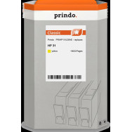 compatibile con HP 31 giallo  Prindo Classic giallo Cartuccia d'inchiostro