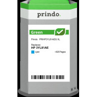 compatibile con HP 912 XL ciano  Prindo Green XL ciano Cartuccia d'inchiostro