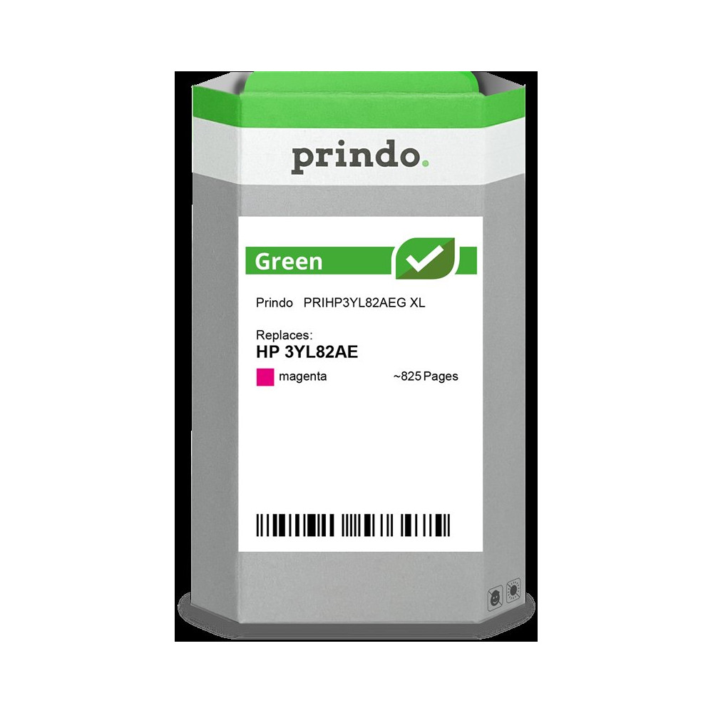 compatibile con HP 912 XL magenta  Prindo Green XL magenta Cartuccia d'inchiostro