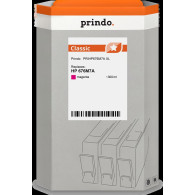 compatibile con HP 738 magenta  Prindo Classic XL magenta Cartuccia d'inchiostro