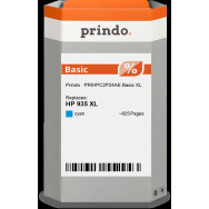 compatibile con HP 935 XL ciano  Prindo Basic XL ciano Cartuccia d'inchiostro