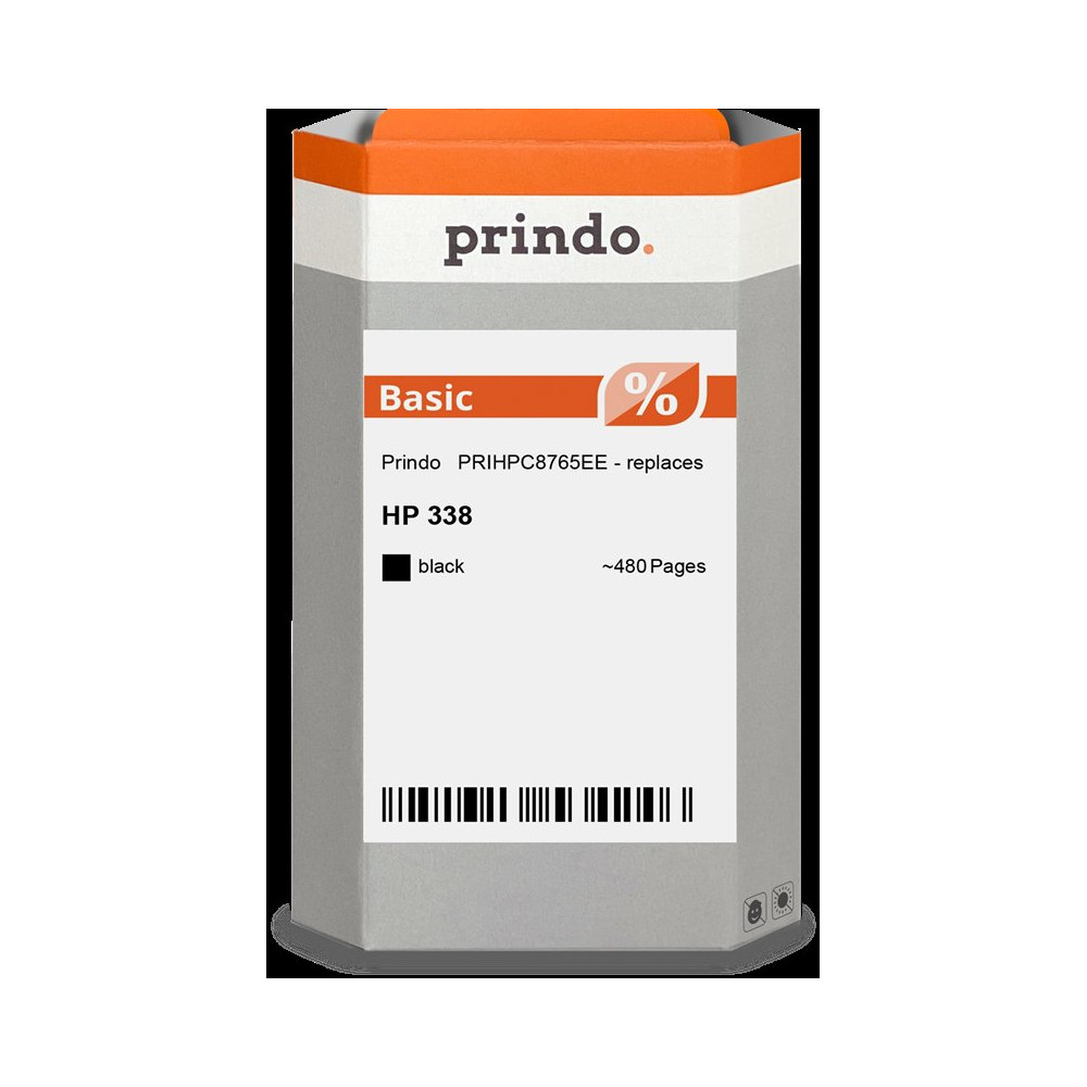 compatibile con HP 338 nero  Prindo Basic nero Cartuccia d'inchiostro