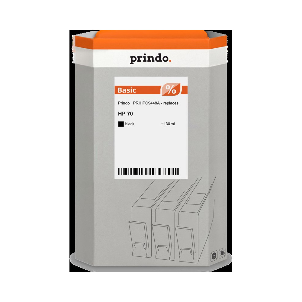 compatibile con HP 70 nero  Prindo Basic nero Cartuccia d'inchiostro
