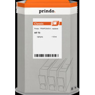 compatibile con HP 70 grigio (chiaro)  Prindo Classic grigio (chiaro) Cartuccia d'inchiostro