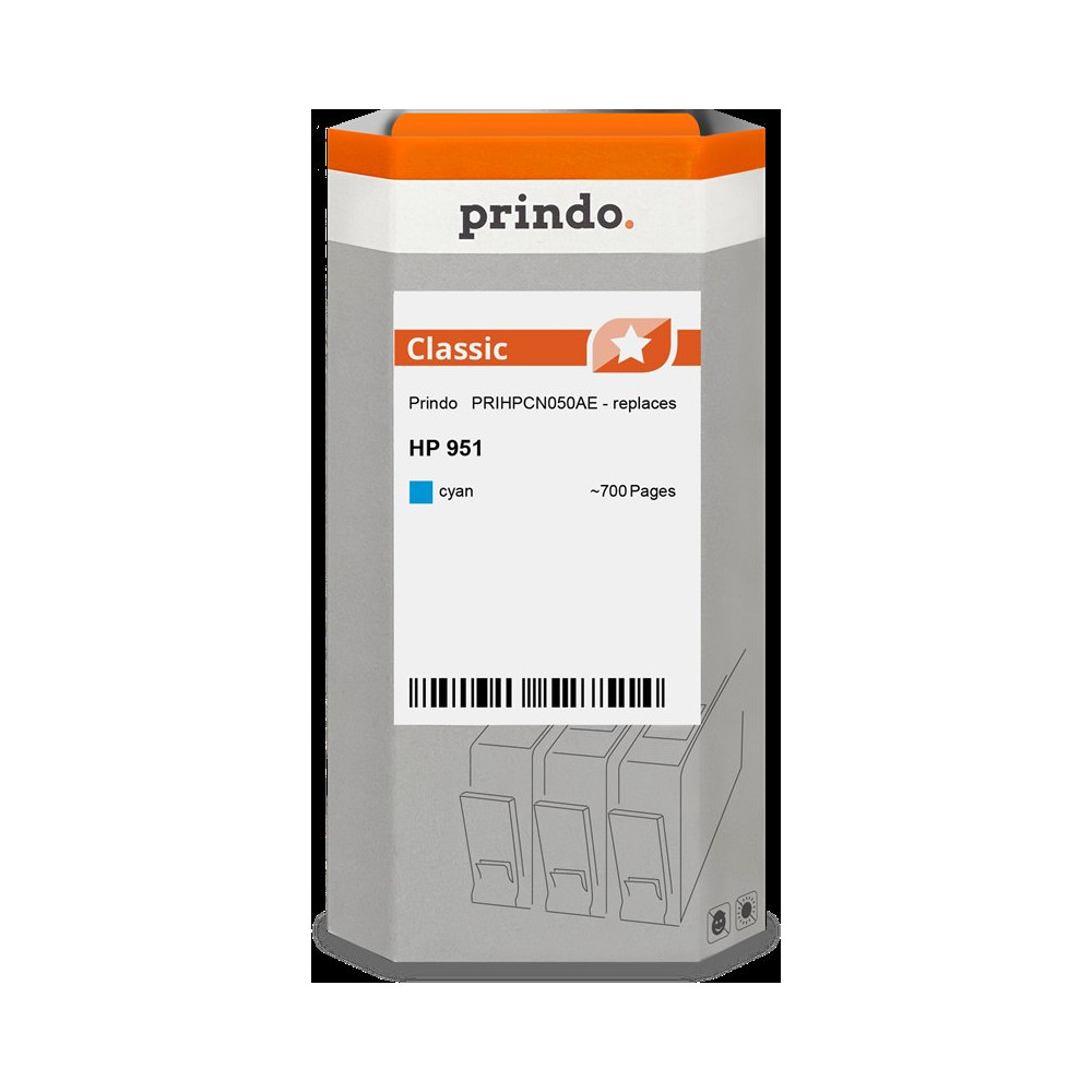 compatibile con HP 951 ciano  Prindo Classic ciano Cartuccia d'inchiostro