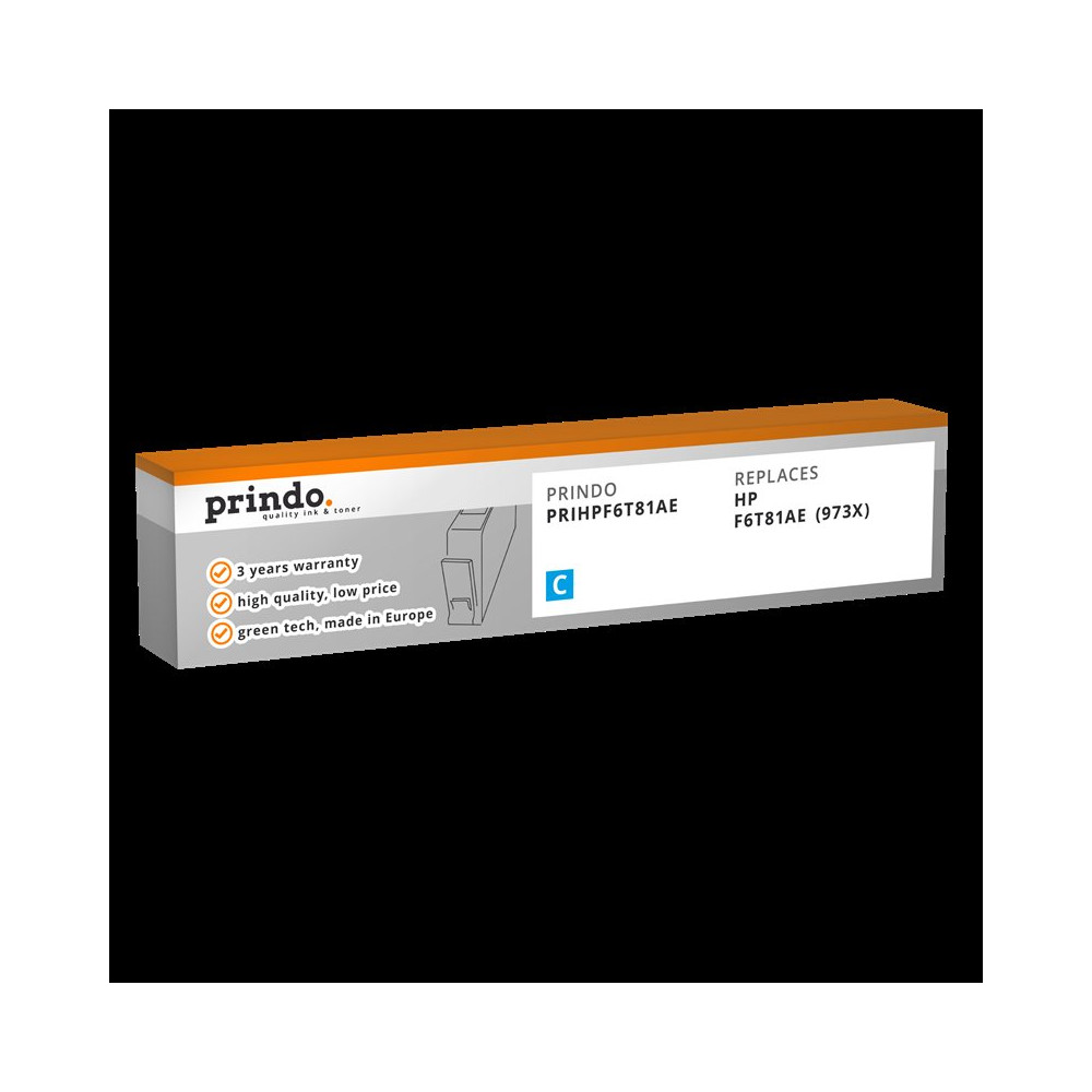 compatibile con HP 973X ciano  Prindo Classic XL ciano Cartuccia d'inchiostro