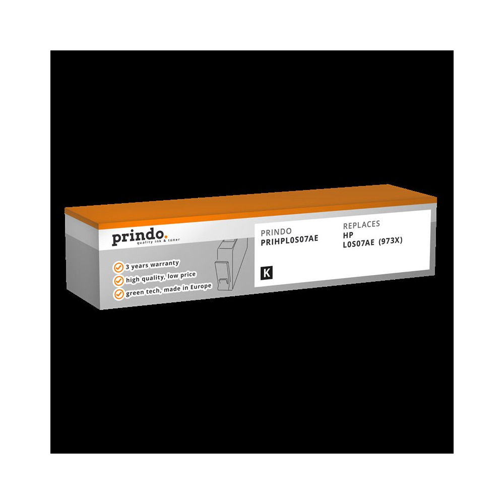 compatibile con HP 973X nero  Prindo Classic XL nero Cartuccia d'inchiostro