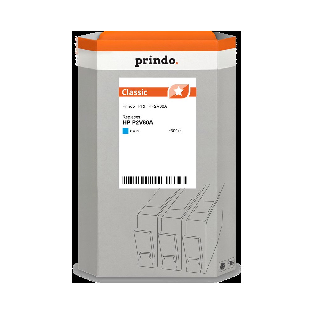 compatibile con HP 746 ciano  Prindo Classic ciano Cartuccia d'inchiostro