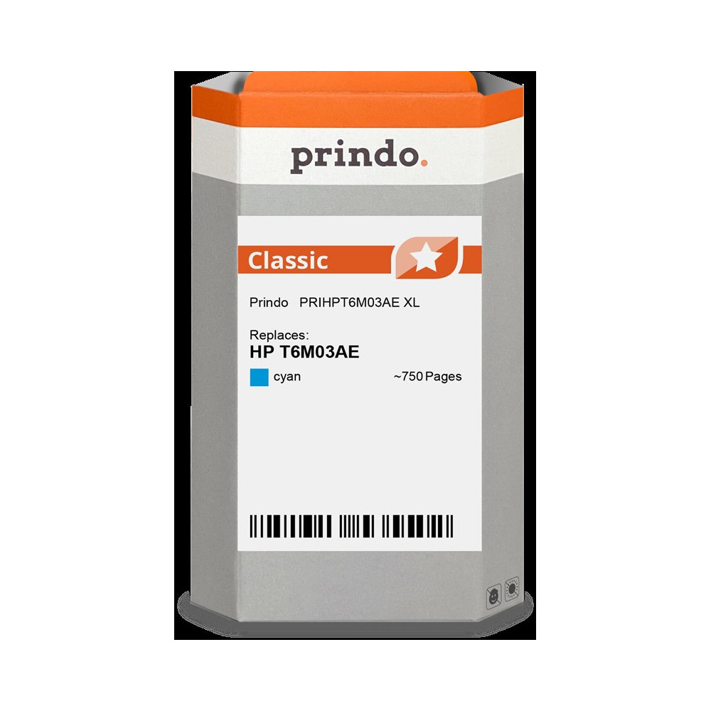 compatibile con HP 903 XL ciano  Prindo Classic XL ciano Cartuccia d'inchiostro
