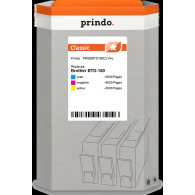 compatibile con Brother BTD-180  Prindo Classic Multipack ciano / magenta / giallo
