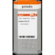 compatibile con Brother TZe-131  Prindo Basic Nastro Nero su trasparente