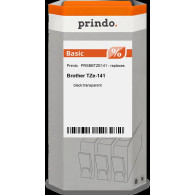 compatibile con Brother TZe-141  Prindo Basic Nastro Nero su trasparente