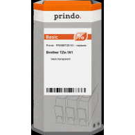 Prindo Basic Nastro Nero su trasparente