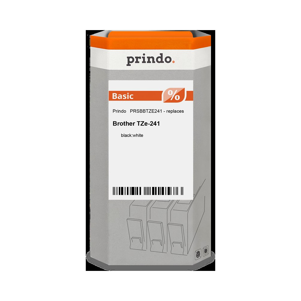 Prindo Basic Nastro Nero su bianco